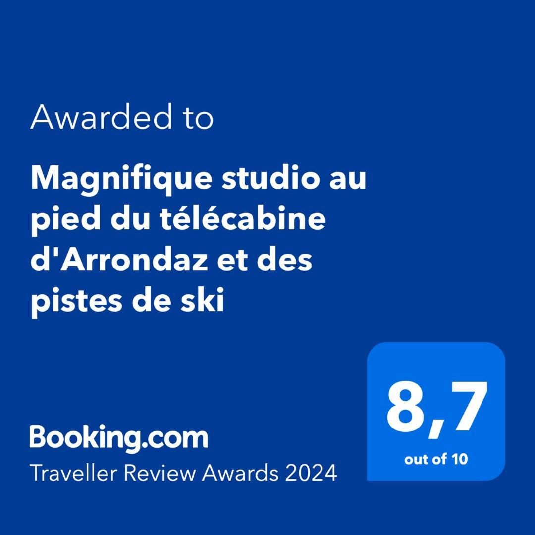 Magnifique Studio Au Pied Du Telecabine D'Arrondaz Et Des Pistes De Ski Modane Luaran gambar